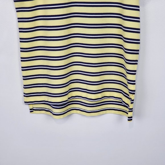 Polo by Ralph Lauren Preppy  Short Sleeve Striped Cotton Polo Shirt Size M - Picture 3 of 9
